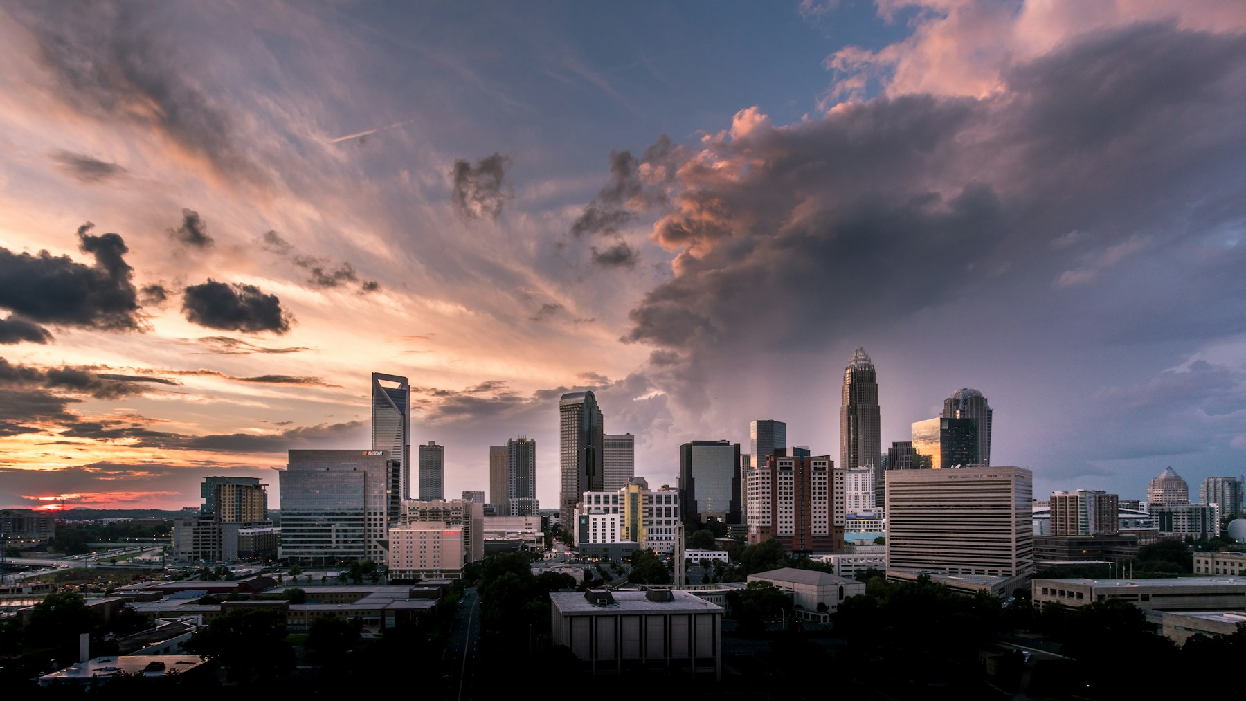 Charlotte at sunset